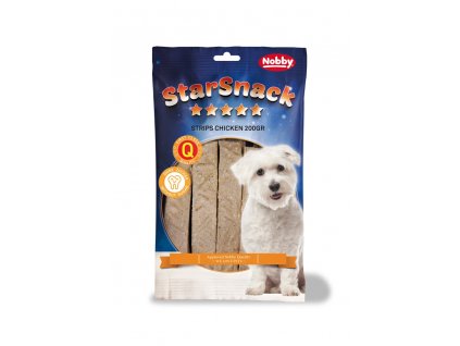 Nobby StarSnack Strips maškrta plátky kuracie 20ks / 200g