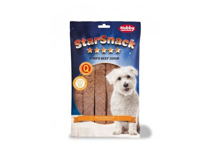 Nobby StarSnack Strips Leckerlis Rinderscheiben 20 Stück / 200g