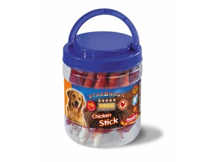Nobby StarSnack Barbecue Chicken Stick vödör csirke rúd 450g