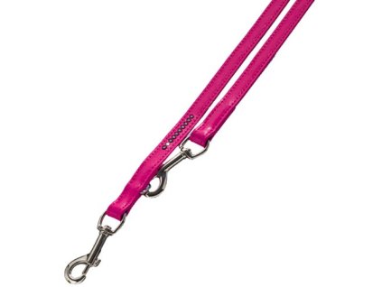 Nobby Crystal leash decorated with Swarovski SM 200cm / 12mm fuchsia
