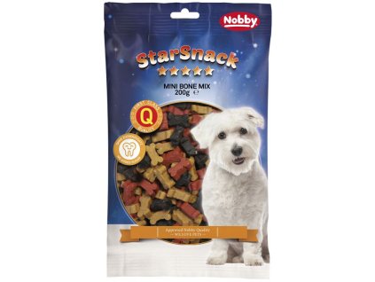 Nobby StarSnack Mini Bones Mix pamlsek kostičky 200g