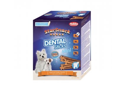 Nobby StarSnack Dental Sticks Mini dentální tyčinky pro psa 28ks / 252g