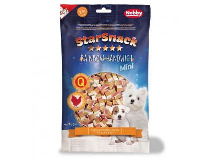 Nobby StarSnack Mini Soft miękkie przysmaki kurczak+ryba 70g