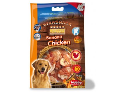 Nobby StarSnack BBQ Banana Chicken pamlsky 113g