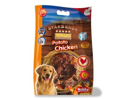 Nobby StarSnack BBQ Potato Chicken pamlsky 140g