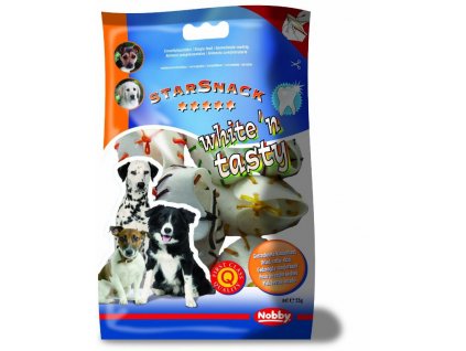 Nobby StarSnack White'n Tasty booties 7.5cm 5pcs