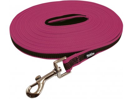 Nobby tracking anti-slip leash 17mm / 5m pink