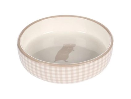 Egy tál rágcsálnivalót. kerámia bézs, tengerimalac 200ml
