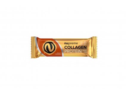 Tyčinka proteinová s kolagenem - slaný karamel - Nupreme 50g - bez lepku  + Při koupi 12 a více kusů 3% Sleva