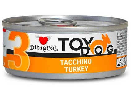 Disugual TOYDOG 3 Single Protein pulykakonzerv 85g