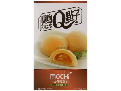 Q Mochi rýžové koláčky - Broskev 104g