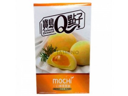 Prăjituri de orez Q Mochi - Mango 104g