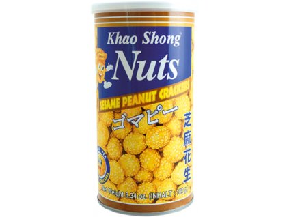KHAOSHONG arašídové krekry s příchutí sezamu 180g