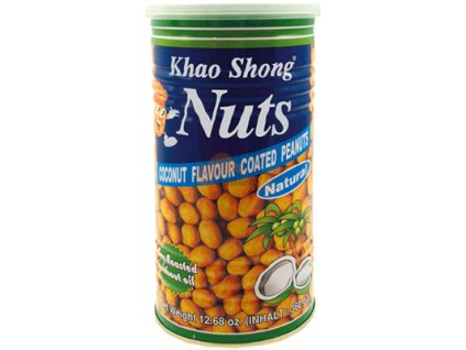 KHAOSHONG obalené arašidy s príchuťou kokosu 360g