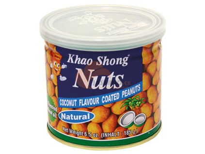 KHAOSHONG bevonatos földimogyoró kókusz ízzel 185g