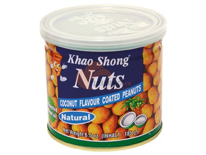 KHAOSHONG obalené arašídy s příchutí kokosu 185g