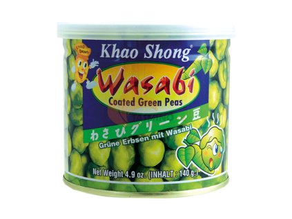 KHAOSHONG obalené hrášky s příchutí wasabi 140g