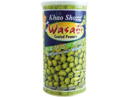 KHAOSHONG obalené arašídy s příchutí wasabi 350g