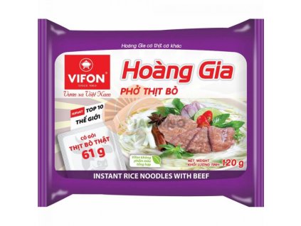 VIFON HOANG GIA Inst. nudle PHO hovězí 120g