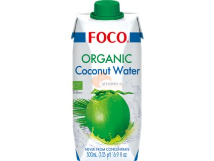 foco tetrapak 100 organicka kokosova voda 500ml