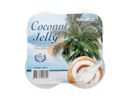 NANACO pudinky z kokosové želatiny 432g