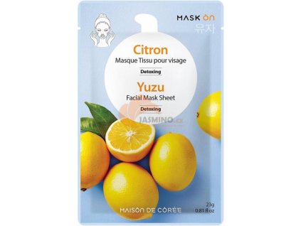 MASK ON Maison de coree pleťová maska Yuzu 23g