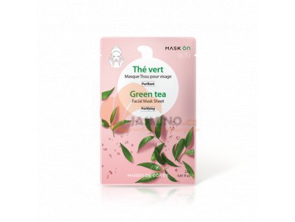 MASK ON Maison de coree pleťová maska Green tea 23g