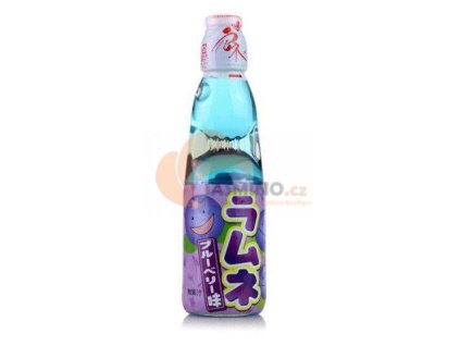 GENKI RAMUNE /HATA Blaubeer-Sprudelgetränk 200ml