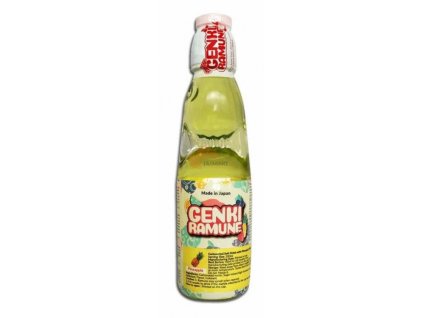 GENKI RAMUNE /HATA Sparkling pineapple drink 200ml