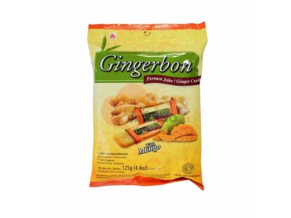 GERBON Bomboane ghimbir mango 125g