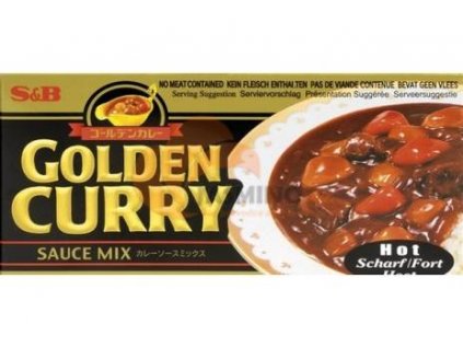 S&B kari pasta Hot Golden Curry čierny 220g
