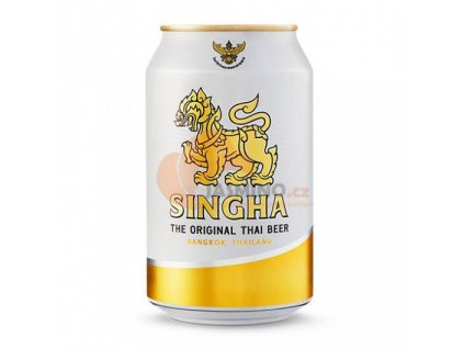 SINGHA thajské pivo plechovka 330ml