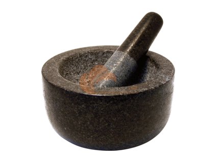 JADE TEMPLE kőmozsár + mozsártörő 15,5cm
