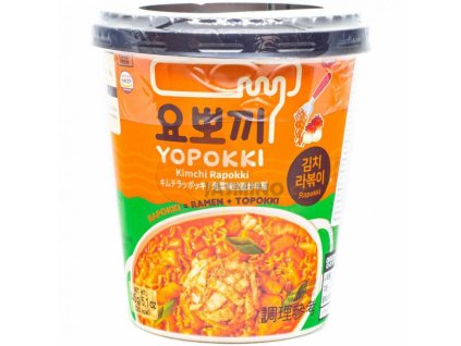 YOPOKKI Instant rice cakes and noodles with kimchi flavor 145g