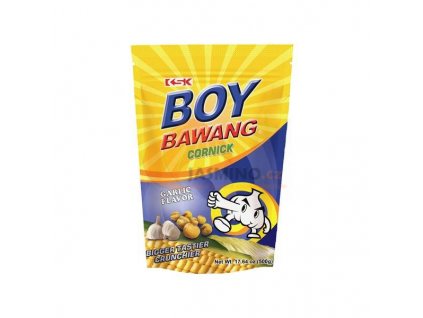 BOY BAWANG Kukuričné chipsy s příchutí česneku 500g