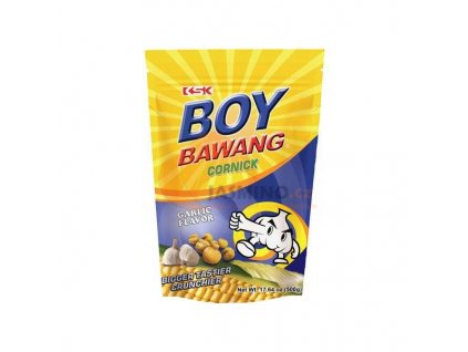 BOY BAWANG Kukuričné chipsy s príchuťou cesnaku 500g