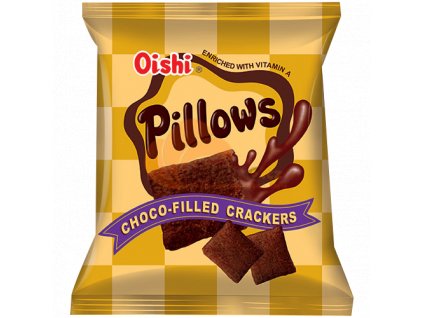 OISHI PILLOWS Sušenky plněné čokoládou 38g