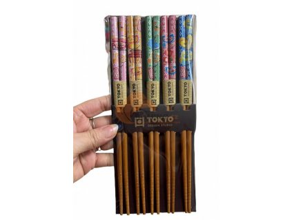 TOKYO DESIGN Comic Dragon Chopsticks 5 pairs