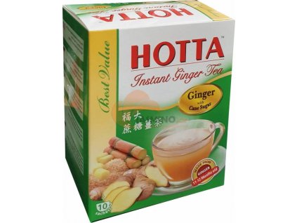 HOTTA Instantní zázvorový čaj s třtinovým cukrem 110g