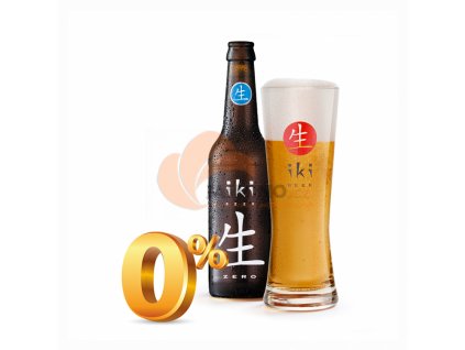 IKI Matcha Japonské pivo nealko. 330ml