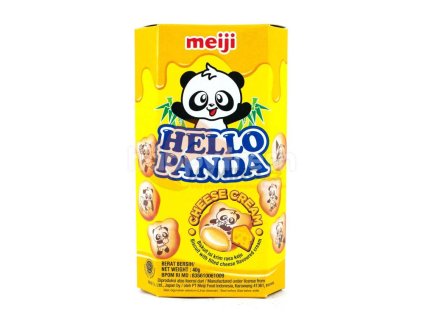 MEIJI HELLO Panda sušenky se sýrovou příchutí 45g