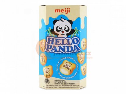 MEIJI HELLO Panda mléčné sušenky 42g