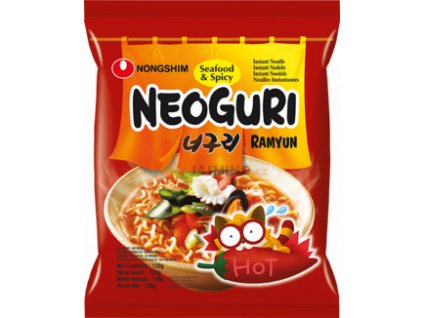 NONGSHIM Neoguri pálivé inšt. rezance - morské plody 120g
