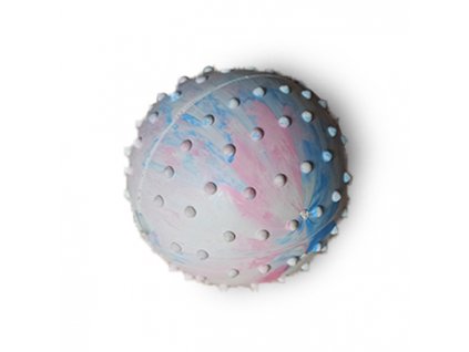 GUMOVÝ MÍČEK S ROLNIČKOU 7 cm