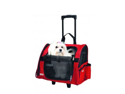 BAG ON WHEELS 42x25x35 cm RED