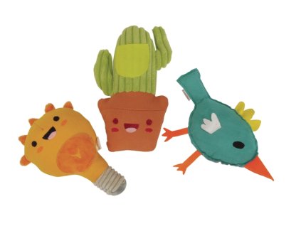 PLYŠOVÁ PÍSKAJÍCÍ HRAČKA 20 cm