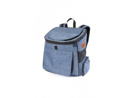 DENIM PET BACKPACK 38x25x35 cm 4 kg BLUE