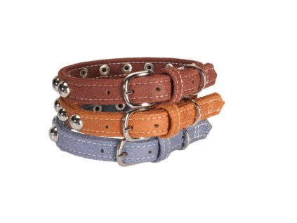 SIENNA LEATHER COLLAR WITH RIVETS