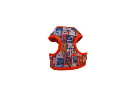 FUNNY DOGS HARNESS WITH LEASH 1x120 cm CAMON