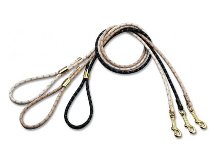 LEASH CU MONOGRAMA ECRU